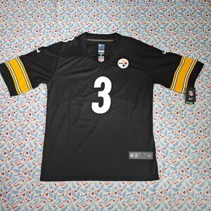 Russell Wilson Pittsburgh Steelers black jersey No. 3